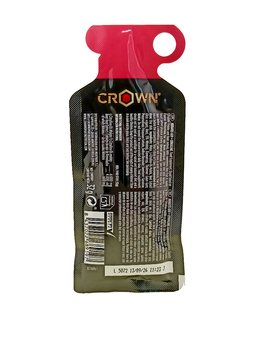 NITRATES 600 + CITRULLINE SHOT GEL - CROWN