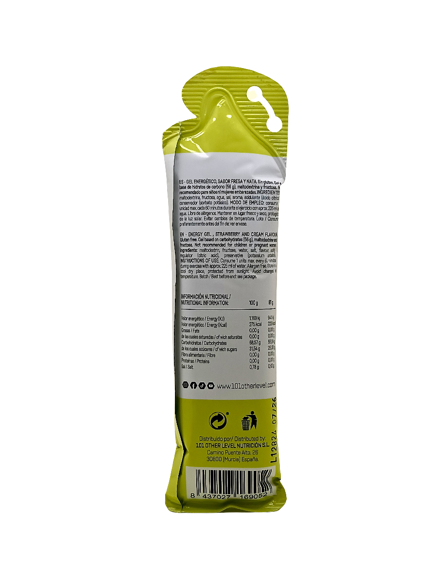 FRUCTOSE GEL LEVEL 81gr - 101